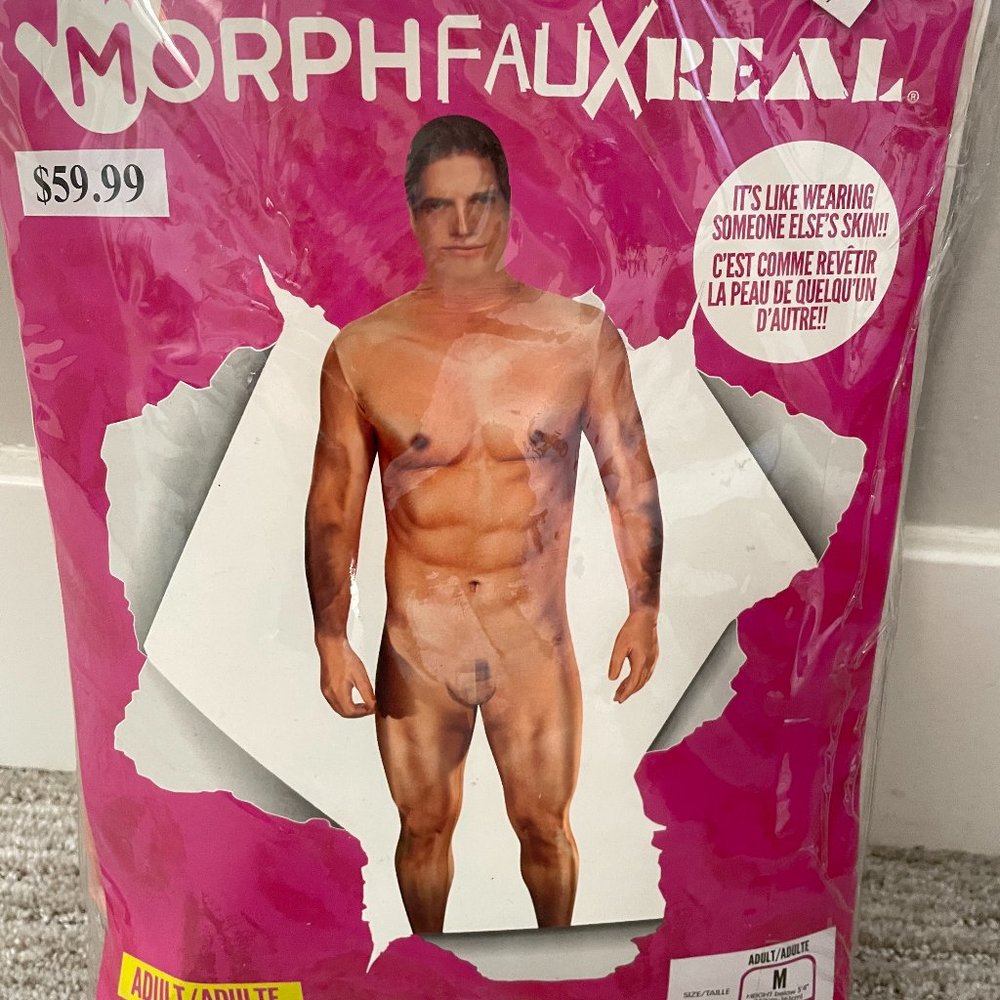 Morphsuits Naked Censored Sexy Man Halloween Costume